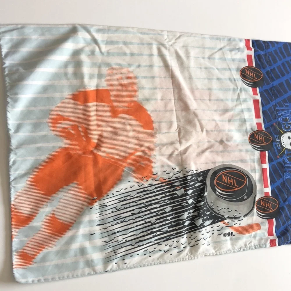 NHL Hockey player pillowcase retro nhl vintage NHL PILLOWCASES VINTAGE Set of 3